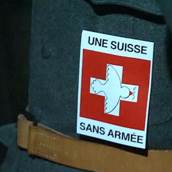 L'initiative pour une Suisse sans armée a 30 ans.