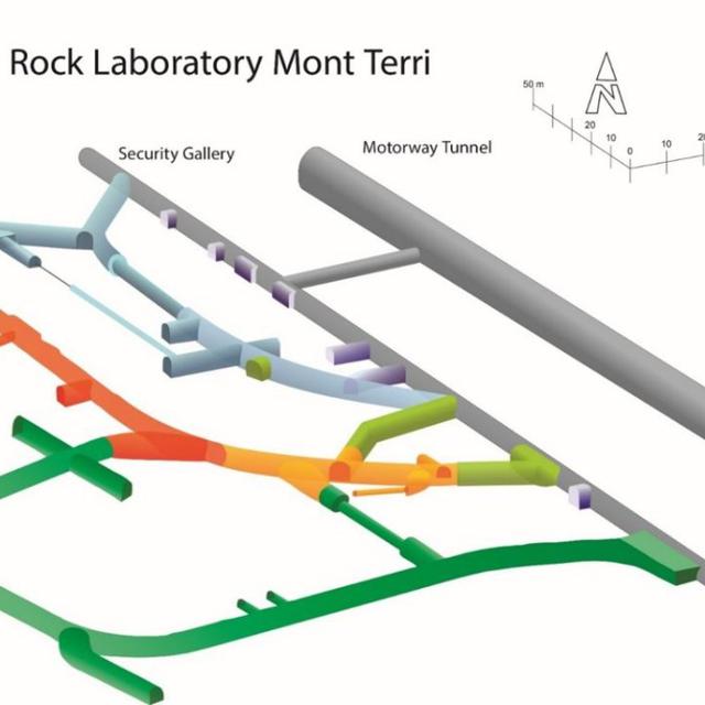 Carte du labo souterrain du Mont Terri.
Mont Terri Project [Mont Terri Project]