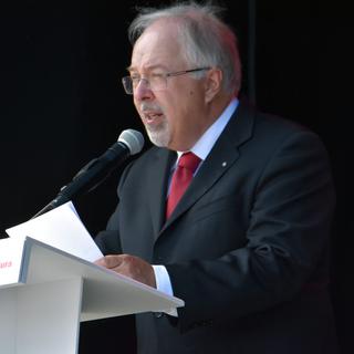 Laurent Coste, président du Mouvement Autonomiste Jurassien. [RTS - Gaël Klein]