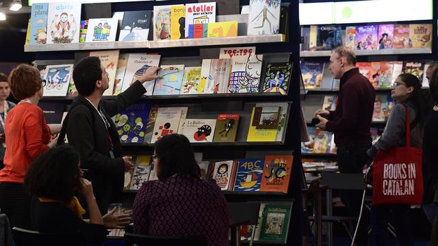 La Foire du livre de Bologne en 2017. [AFP - Miguel Medina]