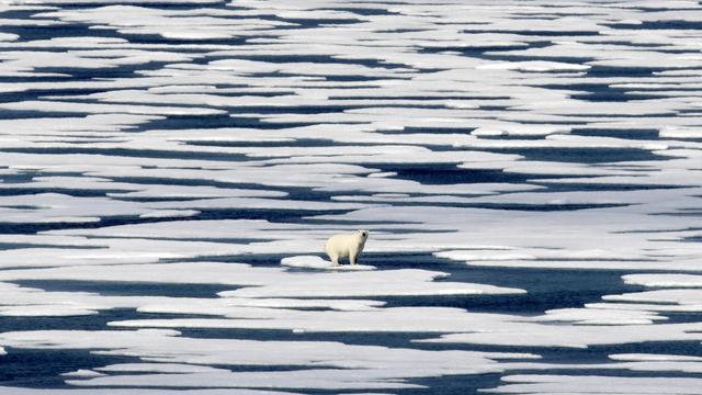 Le changement climatique bouscule les enjeux de la région arctique. [Keystone - David Goldman]