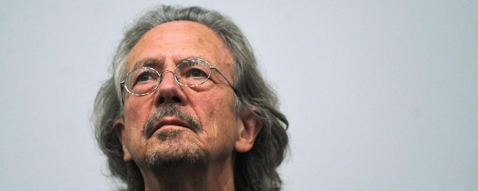 L'écrivain autrichien Peter Handke, ici en novembre 2009 à Lisbonne. [AFP - FRANCISCO LEONG]