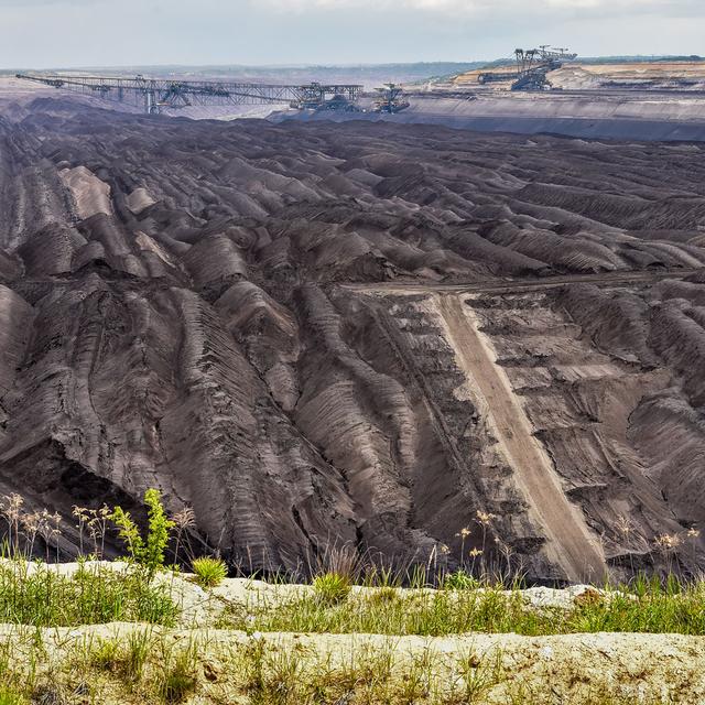 La mine de charbon à ciel ouvert de Welzow-Süd, en Lusace (image d'illustration). [DPA/AFP - Patrick Pleul]