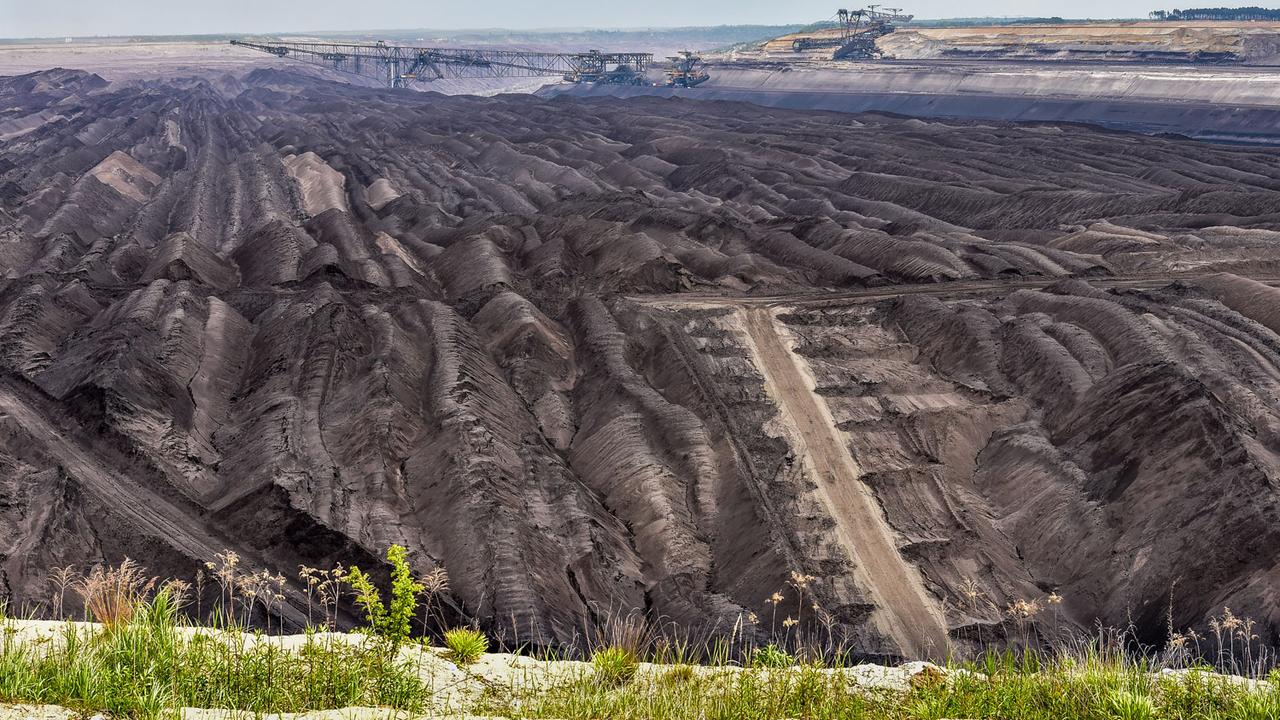 La mine de charbon à ciel ouvert de Welzow-Süd, en Lusace (image d'illustration). [DPA/AFP - Patrick Pleul]