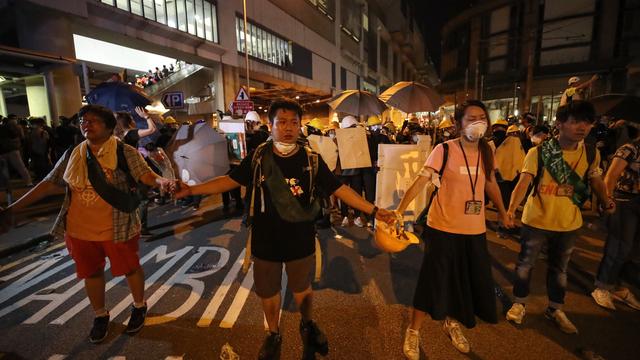 Les manifestations anti-gouvernementales à Hong Kong se poursuivent. [EPA/Keystone - Jerome Favre]