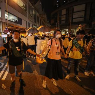 Les manifestations anti-gouvernementales à Hong Kong se poursuivent. [EPA/Keystone - Jerome Favre]