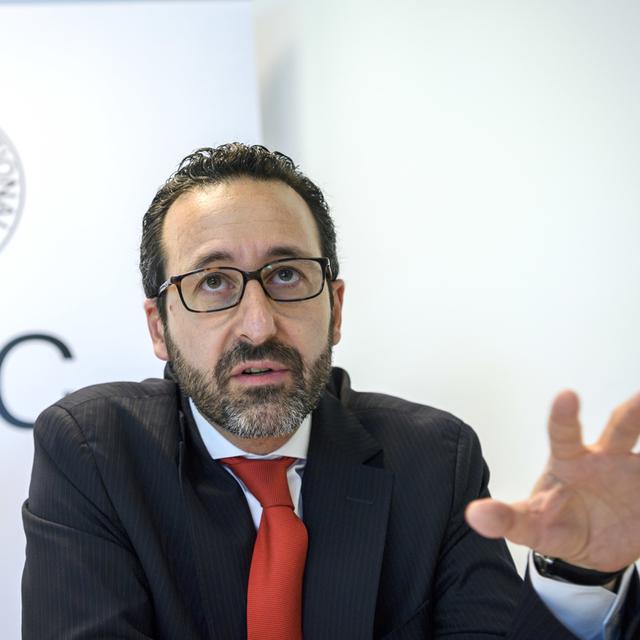 Robert Mardini deviendra en mars le nouveau directeur général du CICR. [Keystone - Martial Trezzini]