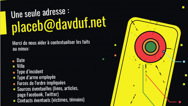 Le flyer de "Allô Place Beauvau?". [davduf.net]