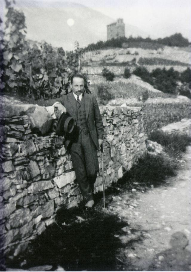 Rilke dans le vignoble valaisan. [DR]