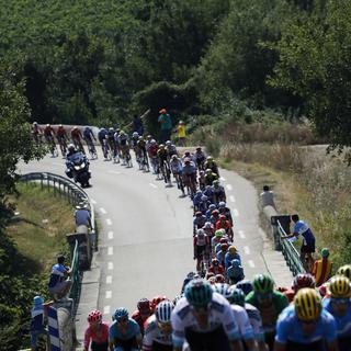 Le Tour de France, le 23 juillet 2019. [AP Photo/Keystone - Christophe Ena]