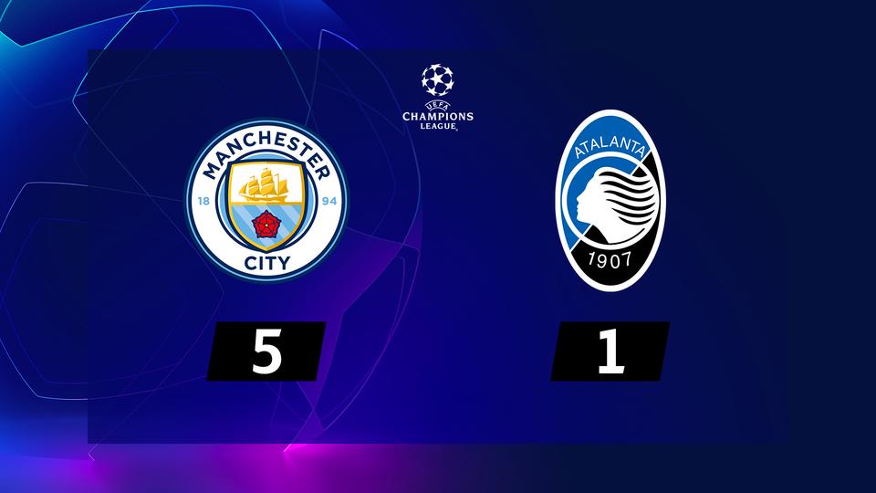 3e j. Gr.C, Man. City - Atalanta (5-1): résumé de la rencontre