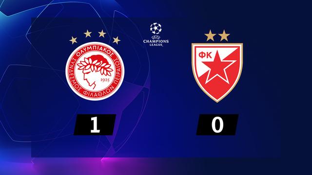 6ème journée, Olympiakos - ER Belgrade (1-0): les Grecs s’imposent et se qualifient pour l’Europa League