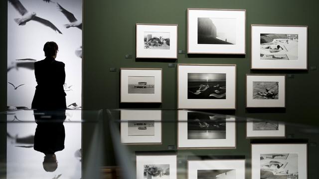 L'exposition de la photographe Martine Franck au Musée de l'Elysée à Lausanne. [Keystone - Laurent Gillieron]