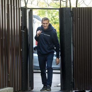 Alexeï Navalny sort de prison. [Keystone - Dmitry Serebryakov]