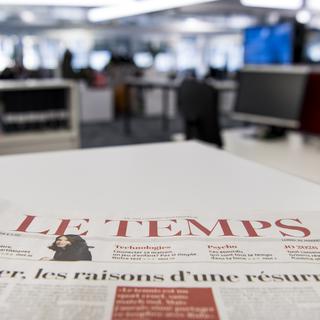 Le Temps lance une nouvelle rubrique quotidienne: "Reader". [Keystone - Jean-Christophe Bott]