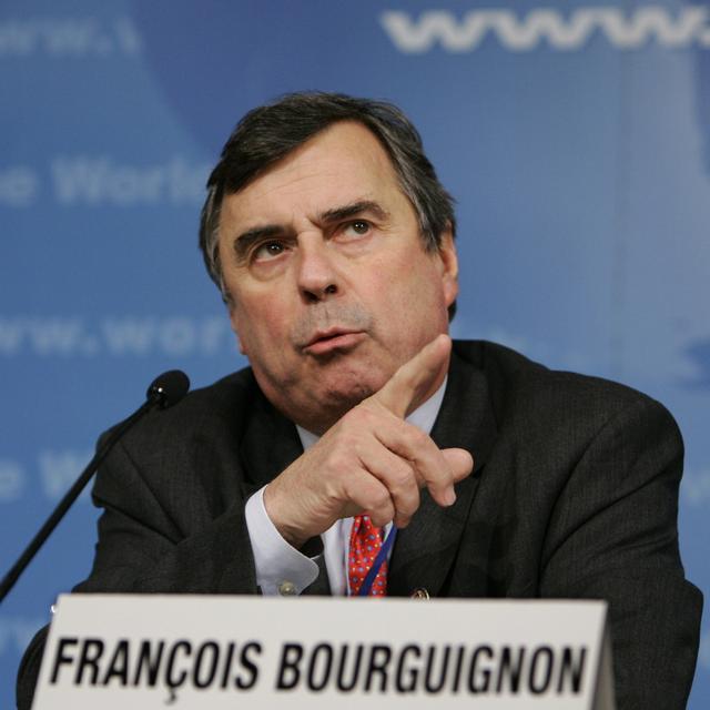 François Bourguignon, économiste, ancien vice-président de la Banque mondiale et professeur émérite à l'Ecole d'économie de Paris. [Keystone - AP Photo - J. Scott Applewhite]