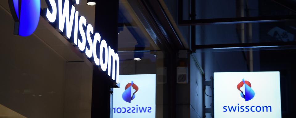 Swisscom annonce un chiffre d'affaires en légère hausse en 2018. [Keystone - Melanie Duchene]