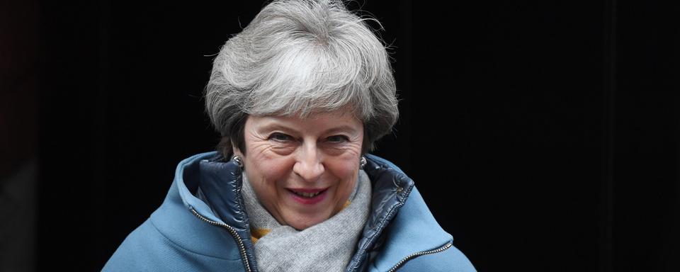 La Première ministre britannique Theresa May le lundi 21 janvier. [Keystone/EPA - Facundo Arrizabalaga]