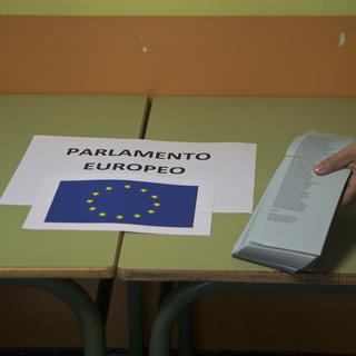 Les élections européennes ont lieu entre le 23 et le 26 mai. [AP Photo/Keystone - Paul White]