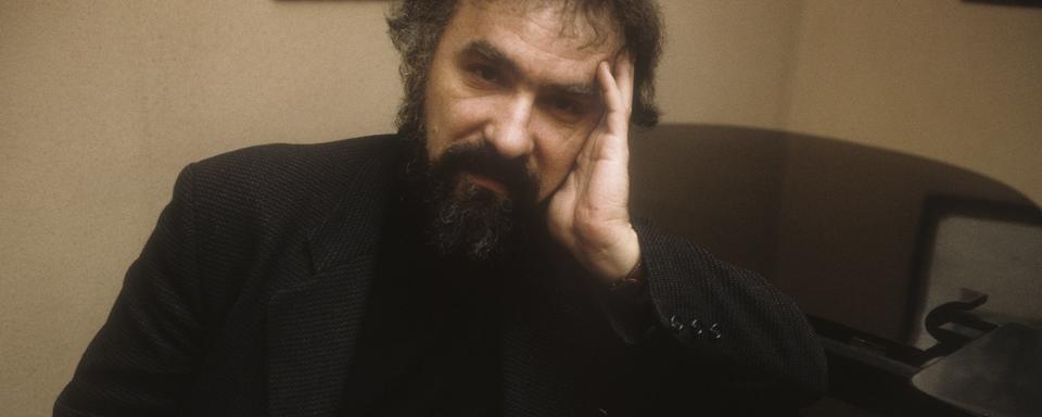 Le pianiste Radu Lupu à Rome en 1991. [MARCELLO MENCARINI/Leemage]