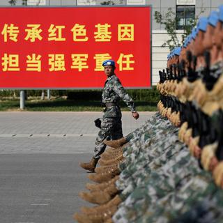 La République populaire de Chine célèbre ses 70 ans avec une parade militaire. [Reuters - Wang Zhao]