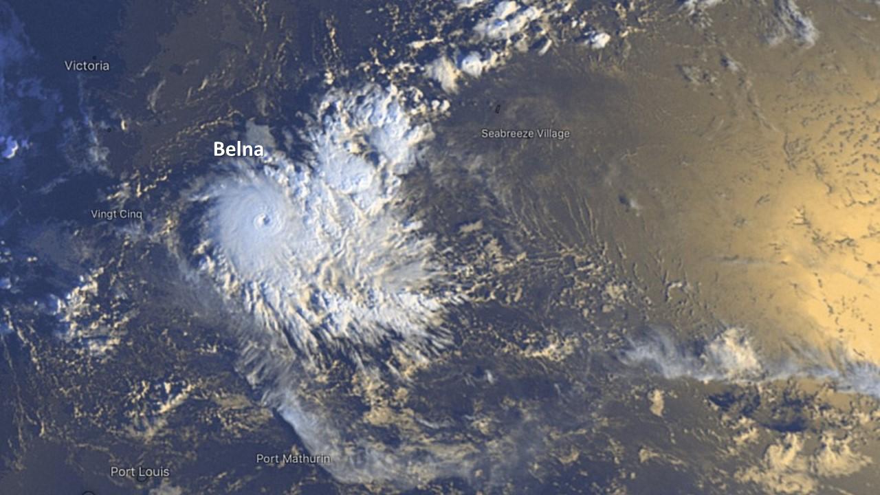 Ambali sur l'océan indien le 6 décembre 2019 [Meteofrance]