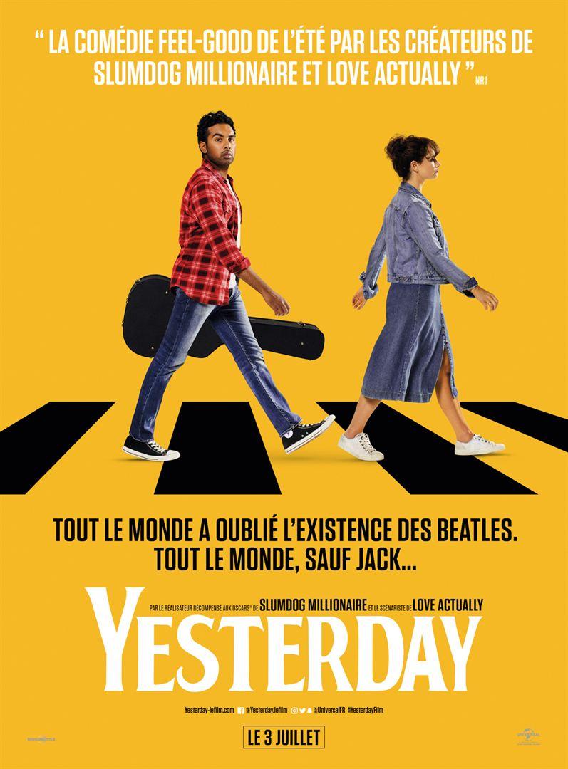 Une des affiches de "Yesterday" qui s'inspire de la pochette de "Abbey Road". [Universal Pictures International France]
