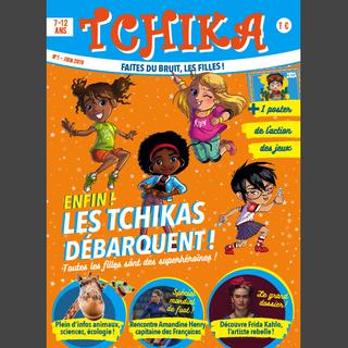 Le premier numéro du magazine féministe "Tchika" destiné aux 7-12 ans. [Tchika]