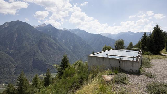 Quatre communes sont partenaires du projet de parc naturel régional dans le val Calanca. [Keystone - Gaëtan Bally]