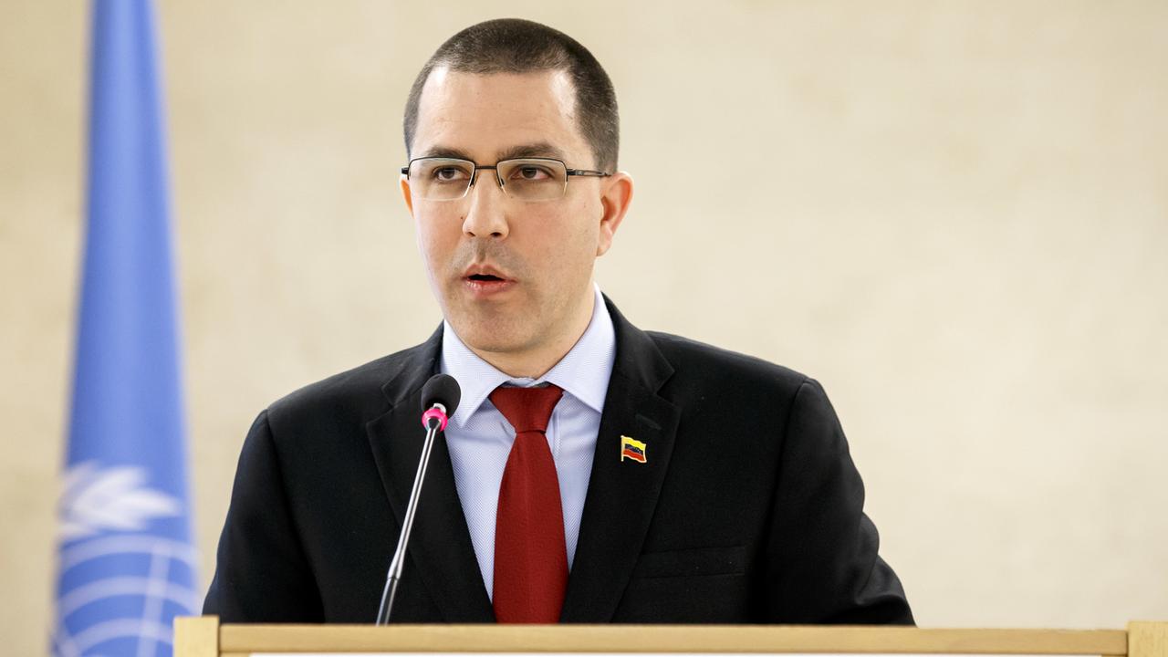 Le ministre vénézuélien des Affaires étrangères Jorge Arreaza. [Keystone - Salvatore di Nolfi]