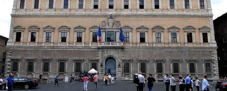 L'ambassade française à Rome, dans le Palazzo Farnese. [AFP - Tiziana Fabi]