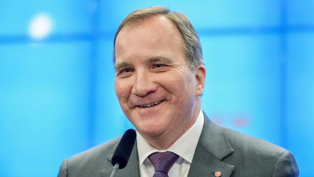 Le Premier ministre suédois Stefan Löfven. [Keystone - EPA - Jessica Gow]