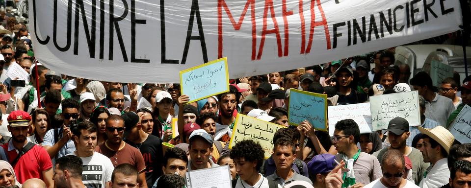 Manifestation anti-gouvernementale en Algérie ce 2 juillet 2019. [Reuters - Ramzi Boudina]