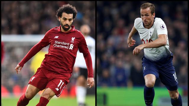 Qui de Mohamed Salah ou Harry Kane soulèvera la Coupe aux grandes oreilles samedi? [AFP - Glyn Kirk]