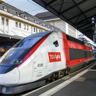 Tous les TGV sont supprimés entre la Suisse romande et la France. [Keystone - Salvatore Di Nolfi]