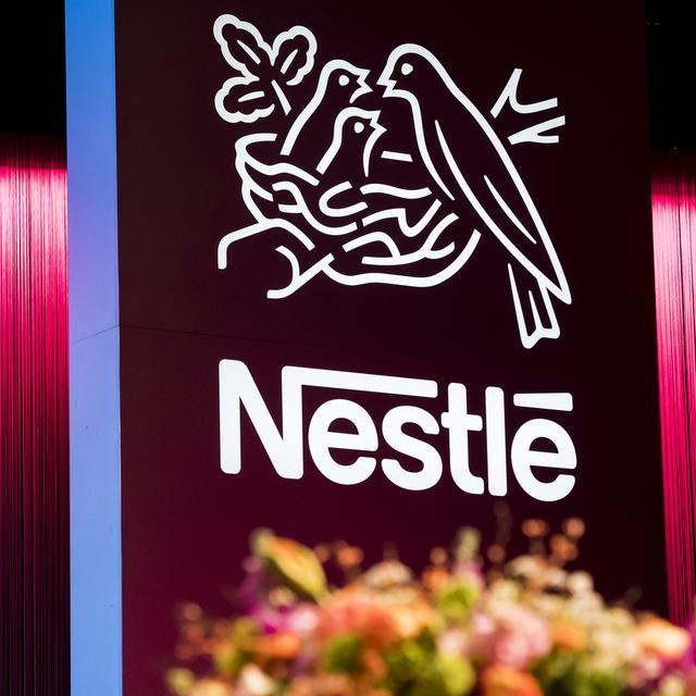 Nestlé a achevé son programme de rachat d'actions. [Keystone - Jean-Christophe Bott]