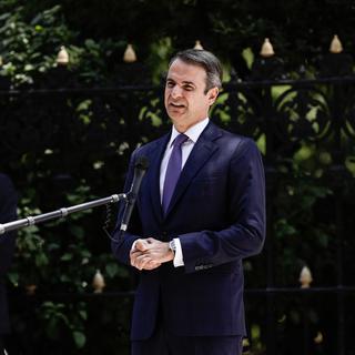 Le nouveau Premier ministre grec, Kyriakos Mistotakis, compte marquer ces premiers 30 jours de gouvernance par le vote de la loi omnibus. [SOOC/AFP - Konstantinos Tsakalidis]