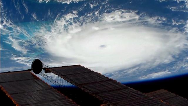 L'ouragan Dorian vu depuis la Station spatiale internationale (ISS), le 1er septembre 2019. [Reuters - NASA]