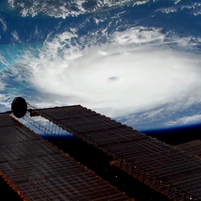 L'ouragan Dorian vu depuis la Station spatiale internationale (ISS), le 1er septembre 2019. [Reuters - NASA]