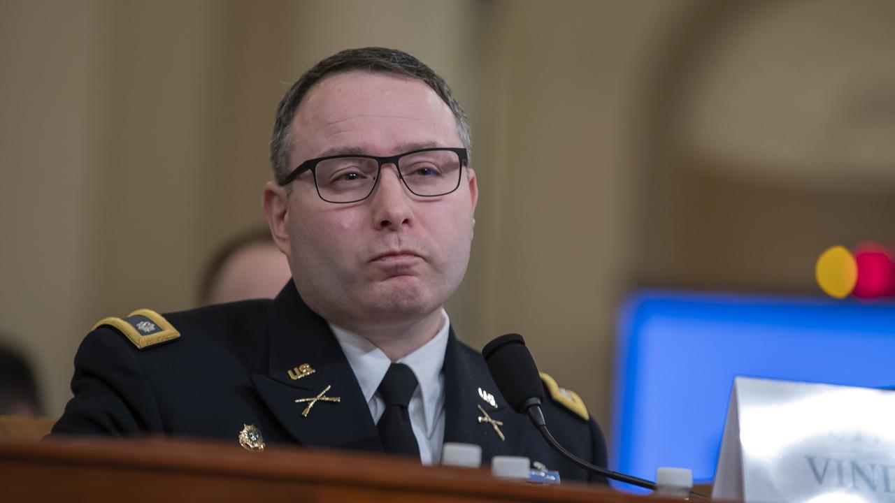 Le lieutenant-colonel Alexander Vindman, au cours de son audition au Congrès, ce 19 novembre 2019 à Washington. [EPA - Erik S. Lesser]