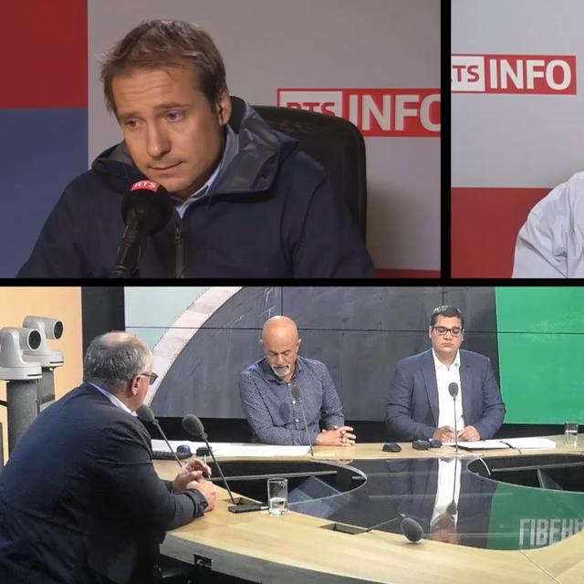 Débat entre Patrick Bertschy, Philippe Nantermod, Pierre Yves Maillard et Michel Balestra. [RTS]