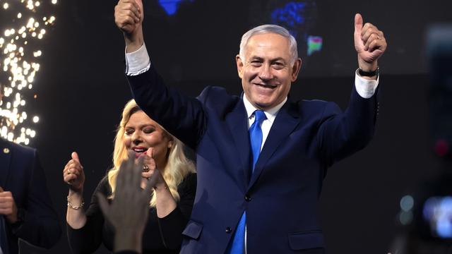 Benjamin Netanyahu obtient un cinquième mandat. [EPA/Keystone - Jim Hollander]