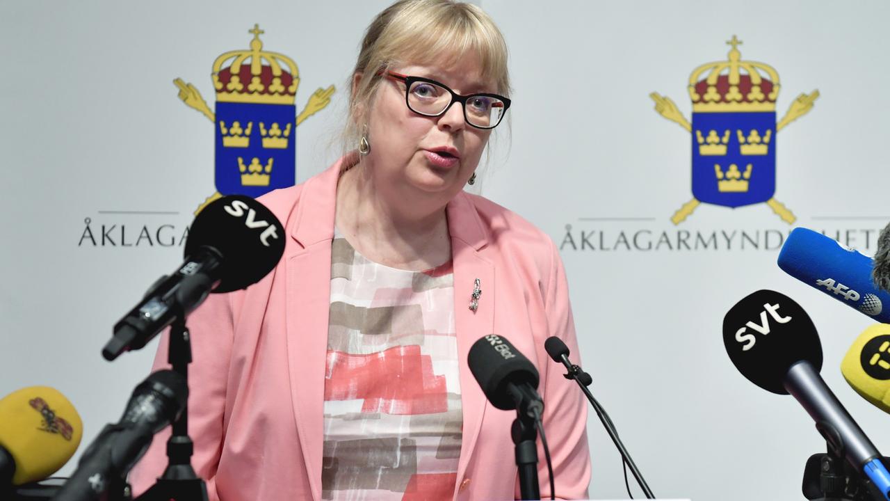 "J'ai décidé aujourd'hui de rouvrir l'enquête", a annoncé Eva-Marie Persson, procureure adjointe suédoise. [Keystone/TT News Agency via AP - Anders Wiklund]