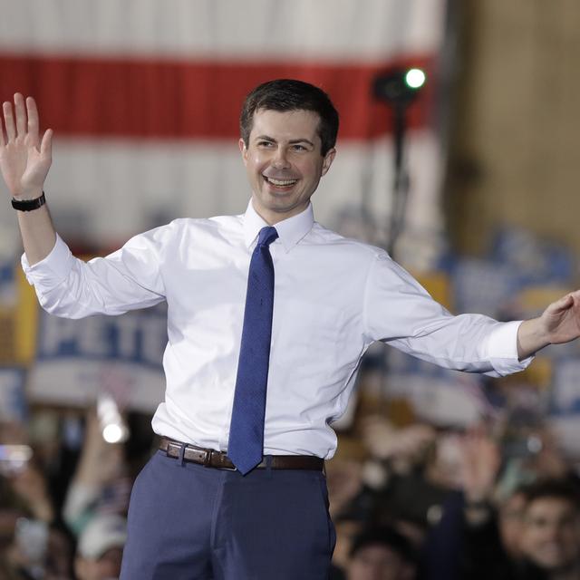 Le démocrate Pete Buttigieg. [AP Photo/Keystone - Darron Cummings]