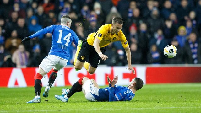 A l'image de Nicolas Bergy, Young Boys a chuté à Glasgow. [Robert Perry]