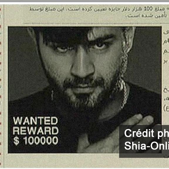 Si la photo est bonne - Shahin Najafi le rappeur qui fait trembler les mollahs [Shia-online.ir]