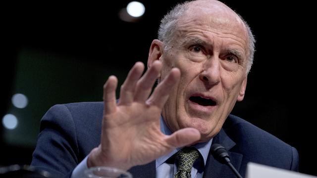 Dan Coats devant une commission du Sénat américain en février 2018. [AP/Keystone - Andrew Harnik]