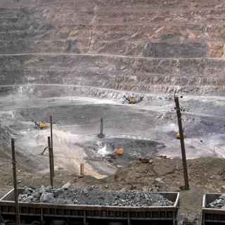 Une mine de terre rare en Chine. [Keystone - AP Photo]