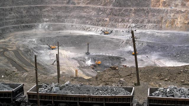 Une mine de terre rare en Chine. [Keystone - AP Photo]