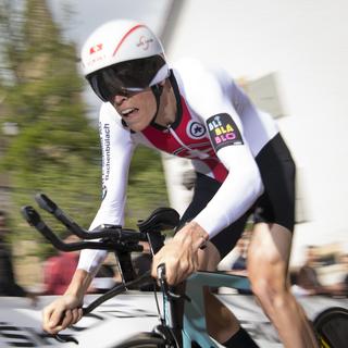 Patrick Müller au Tour de Romandie. [keystone - Laurent Gillieron]